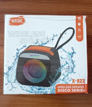 X-922 Disco Series Portable Wireless Bluetooth Speaker With RGB Light