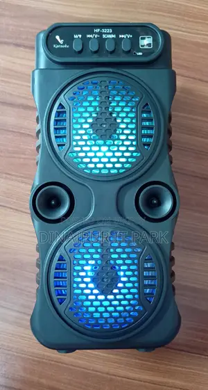Sound Jet Hf-3225 Dual 3-Inch Portable Bluetooth Speaker