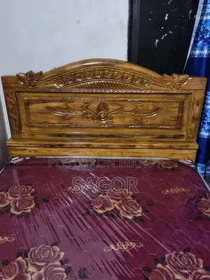 যশোর সেগুন কাঠের সেমি ডাবল খাট ৫/৭