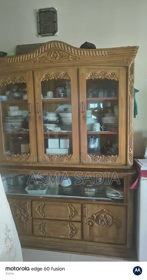Showcase. Custom Made With Teak Wood