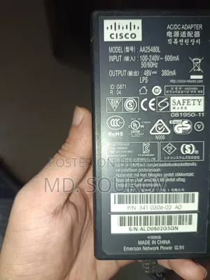 Cisco Wireless Access Point (Air-Lap1041n) With Original 48v Adapter