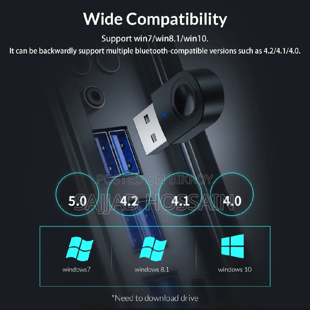 Orico Bta-608 Usb Bluetooth 5.0 Adapter