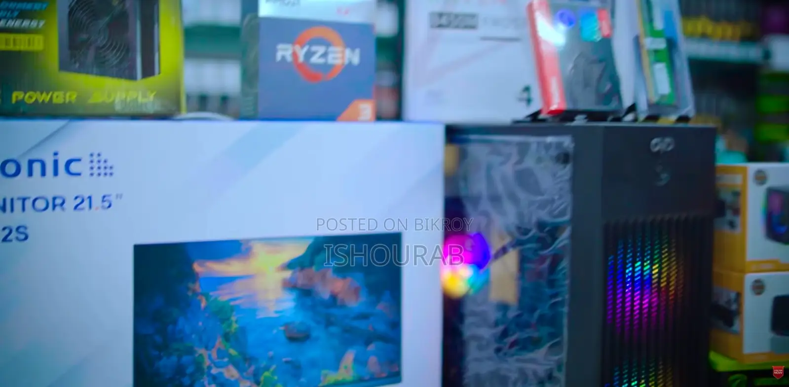 New Desktop Computer Gigabyte GB-BACE-3000 8GB AMD Ryzen 3 SSD 128GB