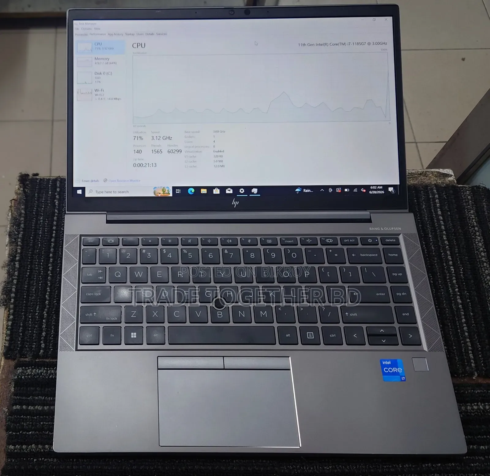 Laptop HP ZBook 14 8GB SSD 256GB