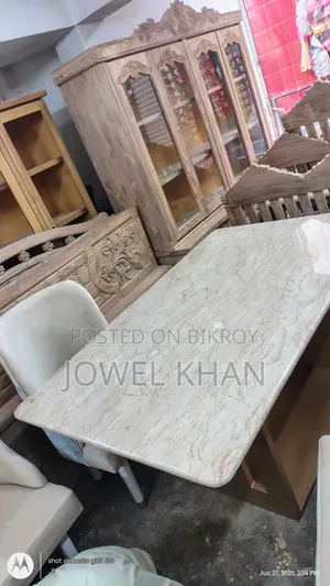 A Marble Stone Dining Set