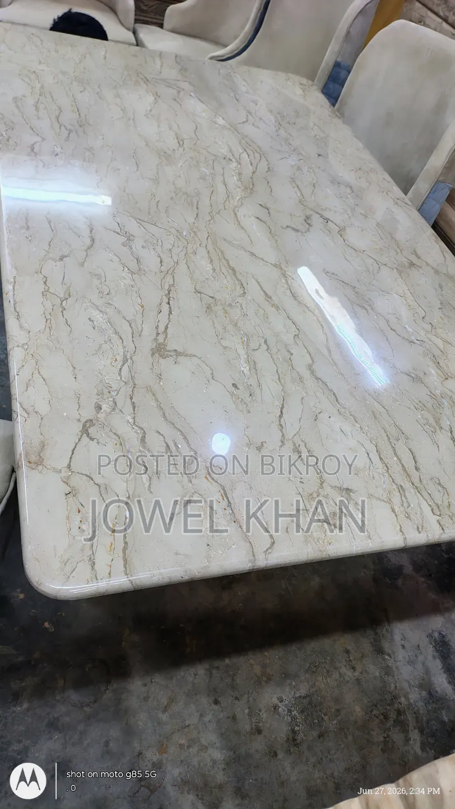 A Marble Stone Dining Set