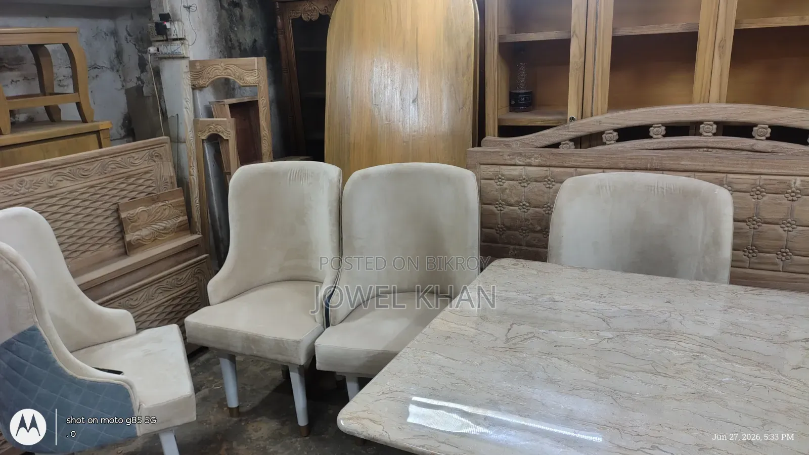 A Marble Stone Dining Set