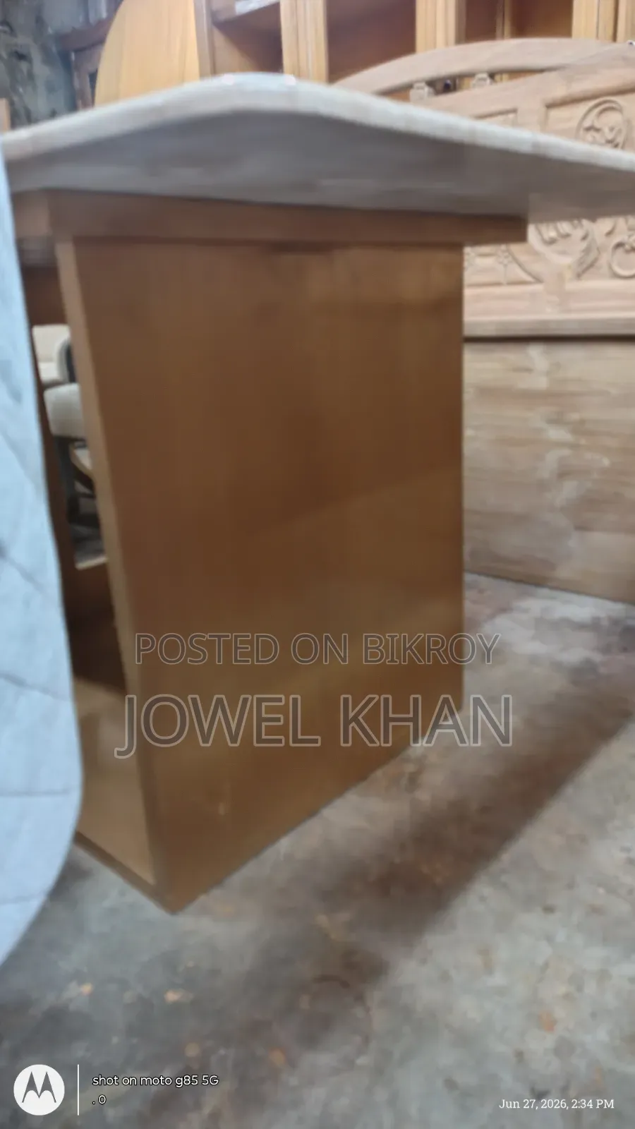 A Marble Stone Dining Set