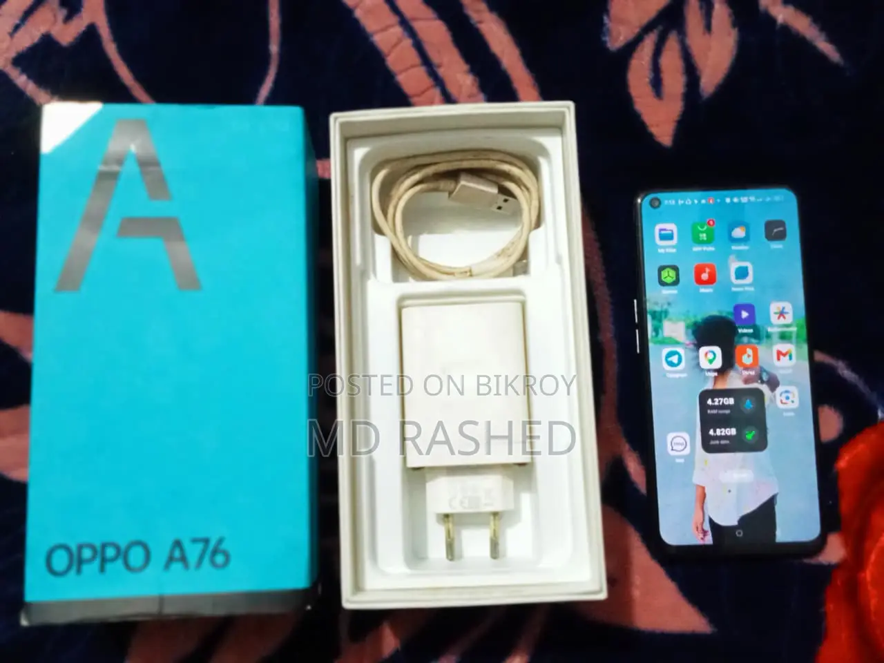 Oppo A76 128 GB Black