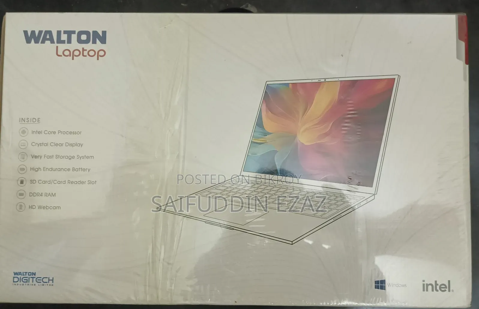 New Laptop 8GB Intel 256GB SSD