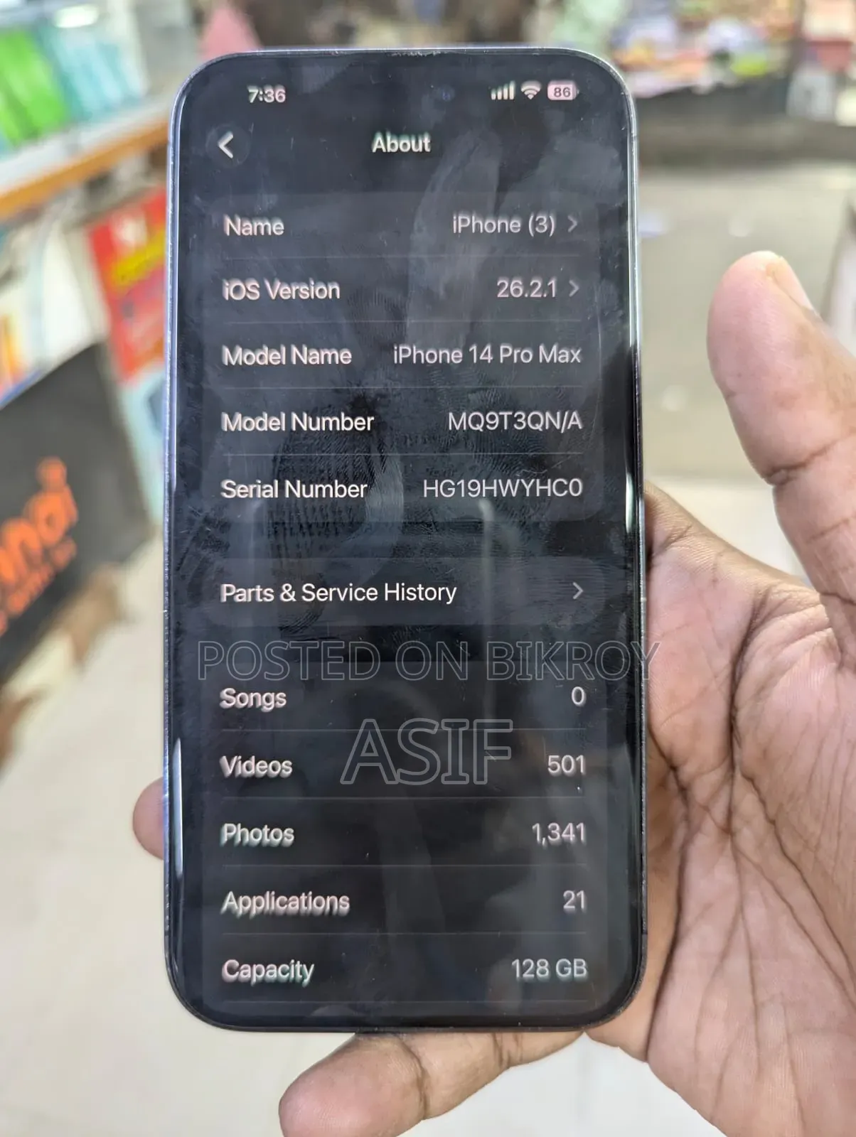 Apple iPhone 14 Pro 128 GB Silver