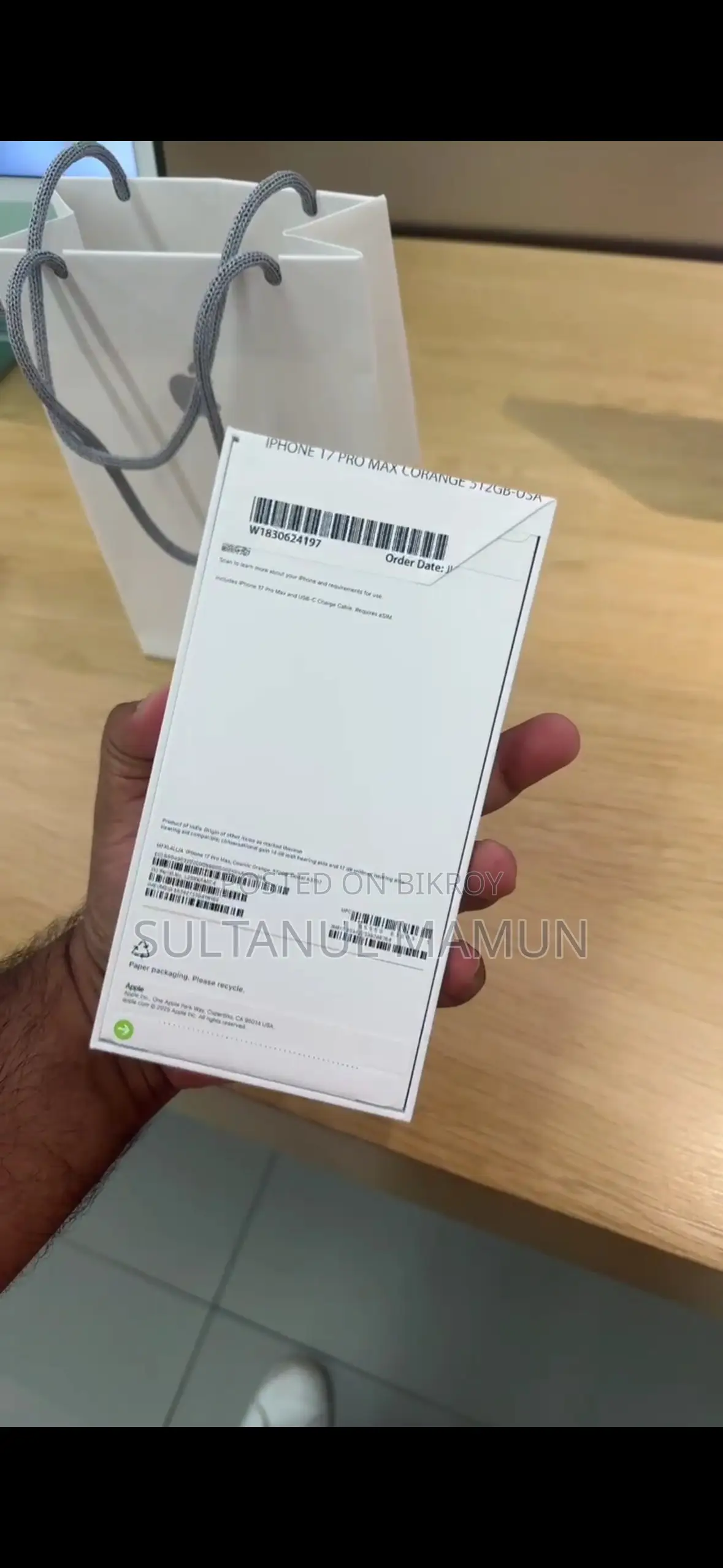 New Apple iPhone 17 Pro Max 512 GB Orange