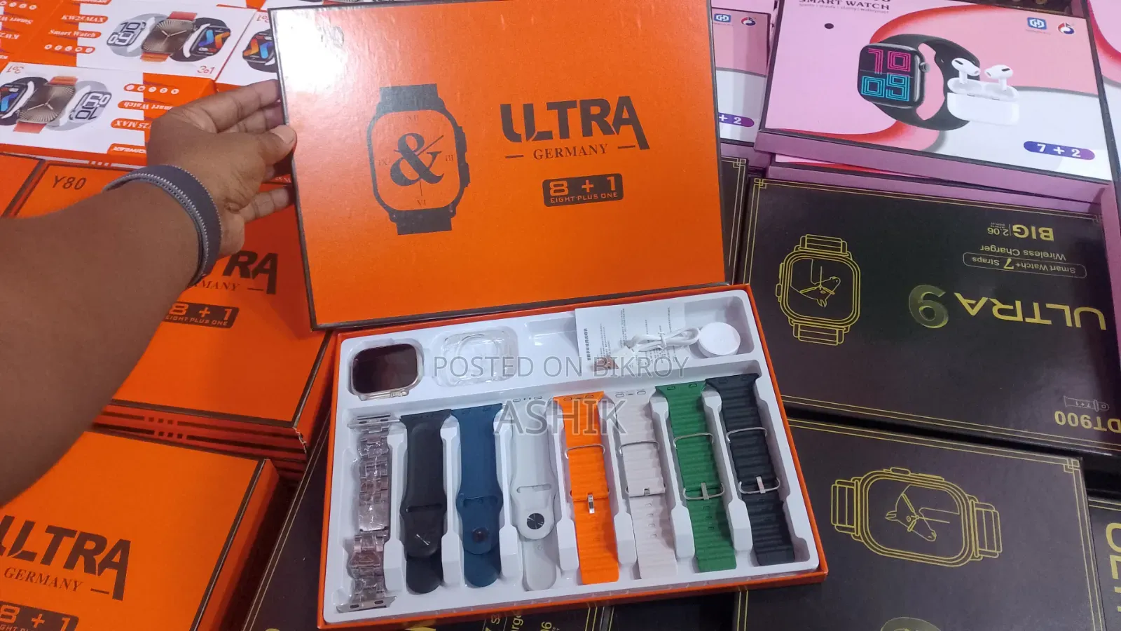 Y80 Ultra Smart Watch 8+1 Strap | Bluetooth Calling | Premium Quality