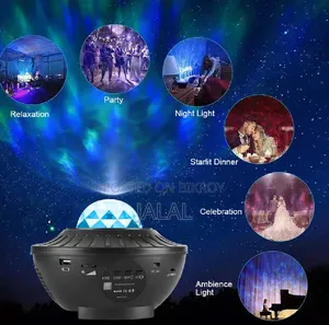 Starry Projection Light With A Remote, Usb Cable, Dual Speaker
