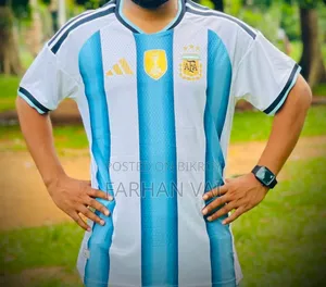 Argentina World Cup Home Kit Player Edition Jersey