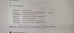 Desktop Computer MSI Gaming 24 6QD 8GB AMD Ryzen 5 eMMC 256GB