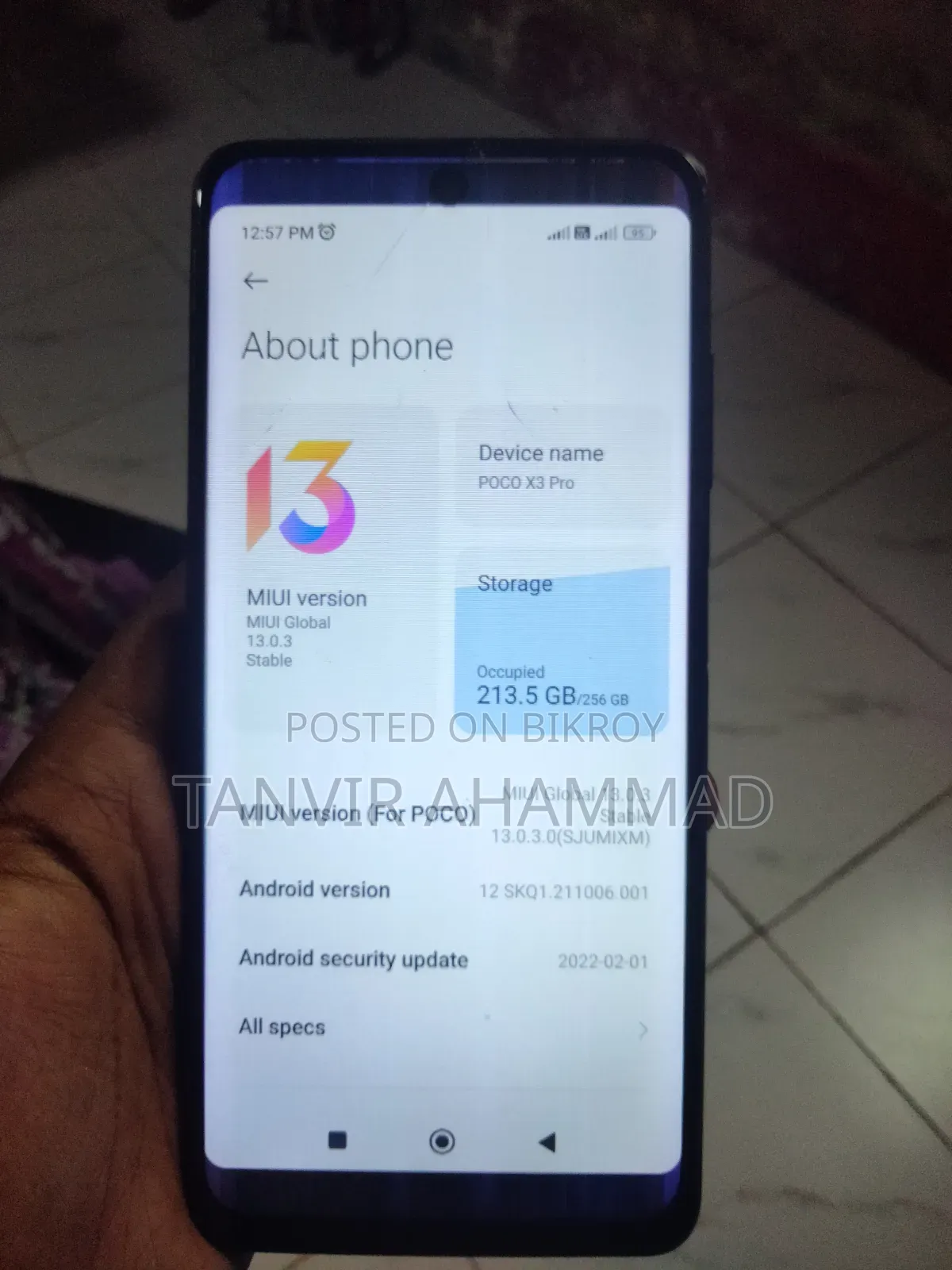 Xiaomi Poco X3 Pro 256 GB Black