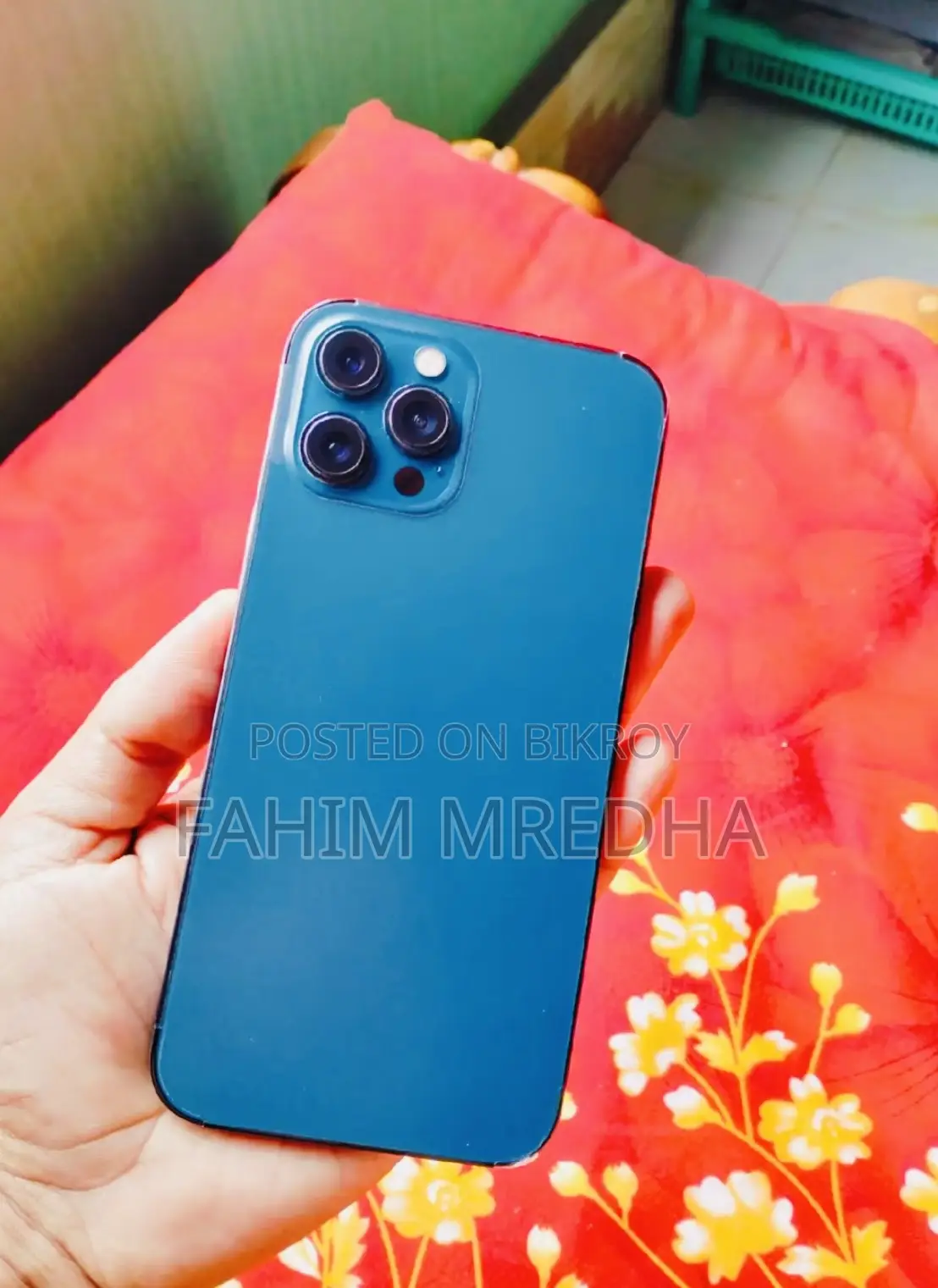 অ্যাপল আইফোন ১২ প্রো ম্যাক্স ১২৮ জিবি ব্লু