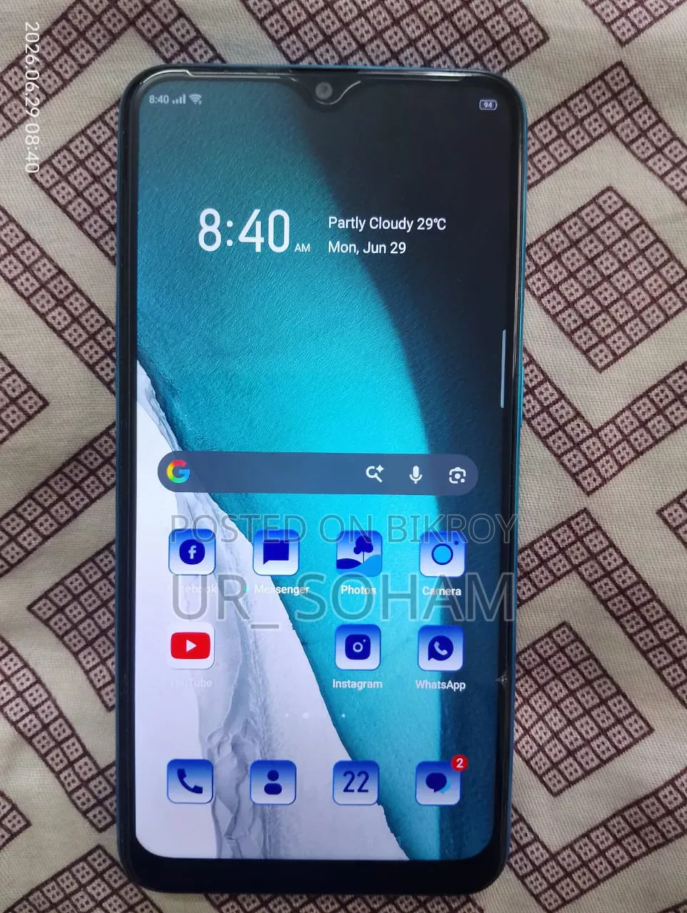 Oppo A12 32 GB Blue