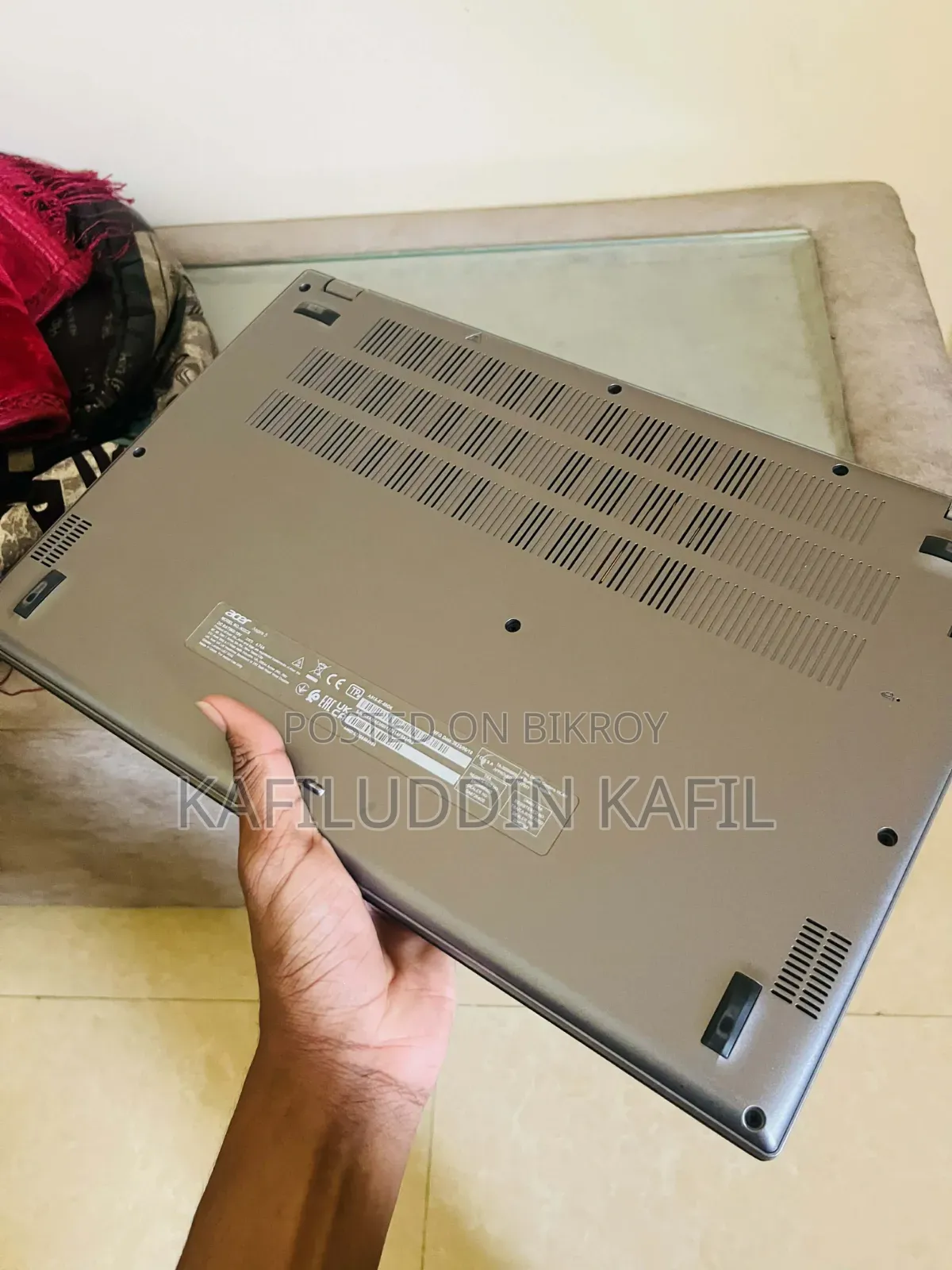 ল্যাপটপ এসার অ্যাসপায়ার ৫ ৮জিবি ইন্টেল কোর আই৫ এসএসডি ৫১২জিবি