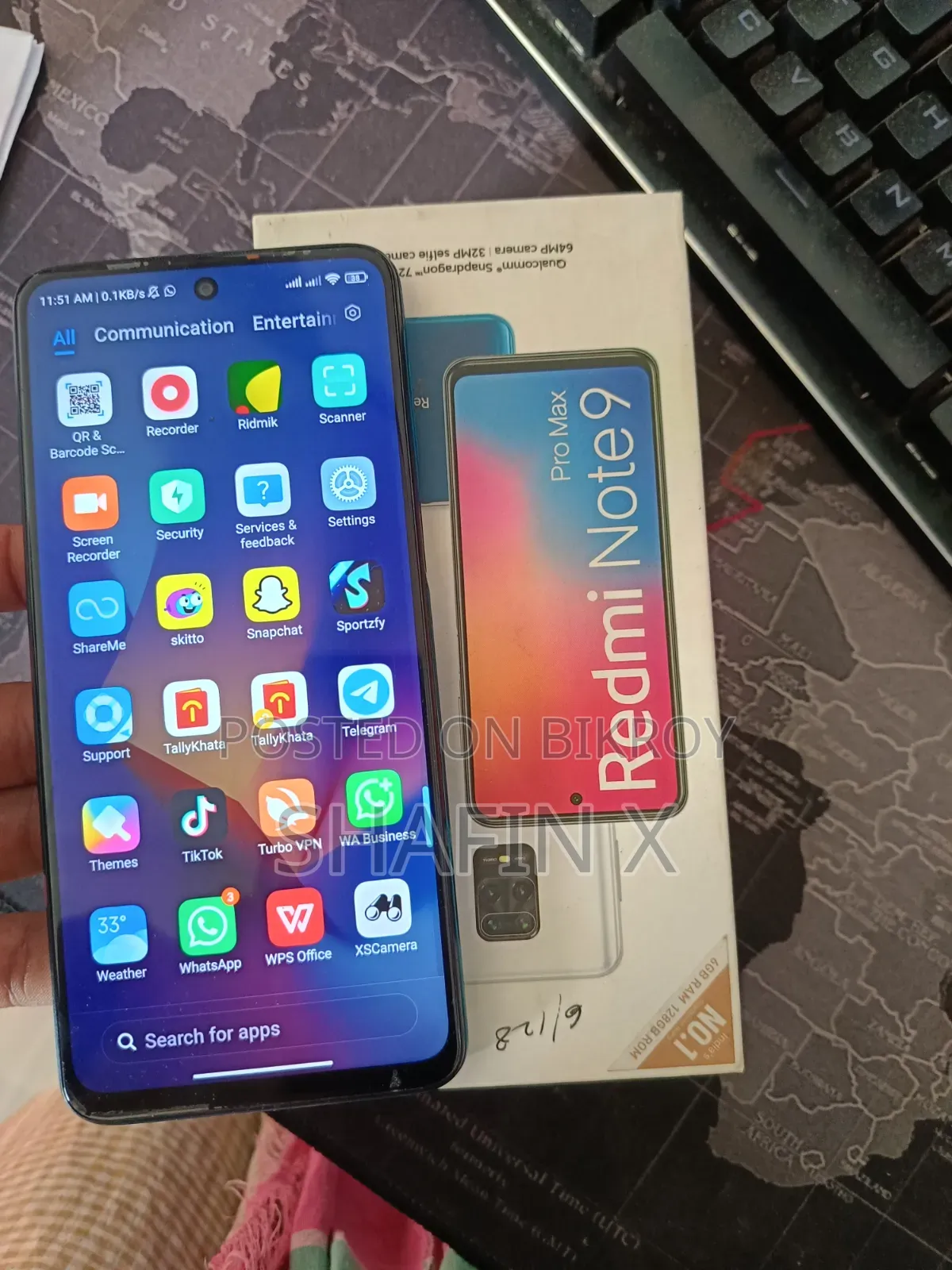 Xiaomi Redmi Note 9 Pro Max 128 GB Blue