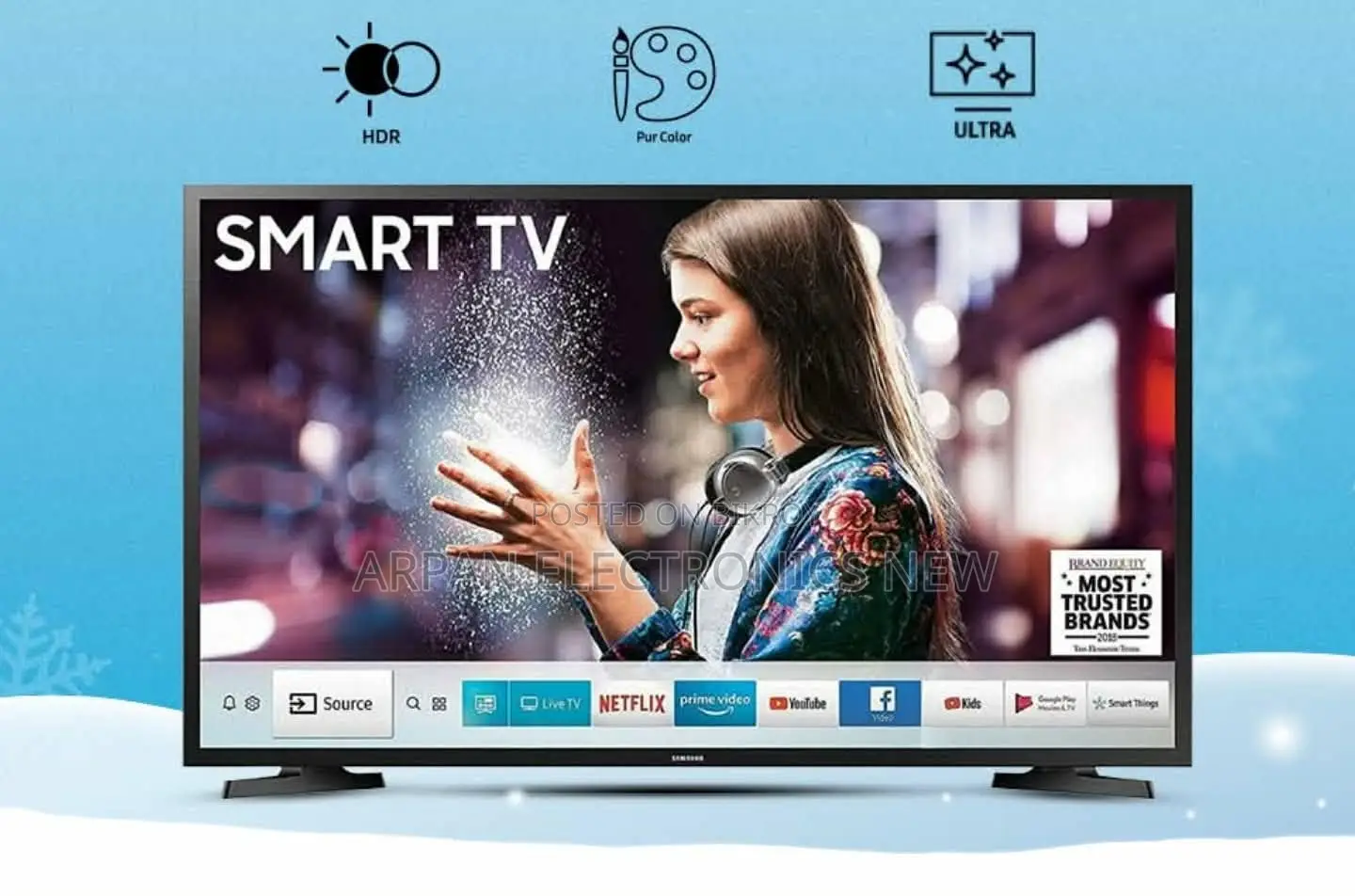 5 Years Guaranty-32 Inch Frameless Sony Smart Android Tv EMI Available