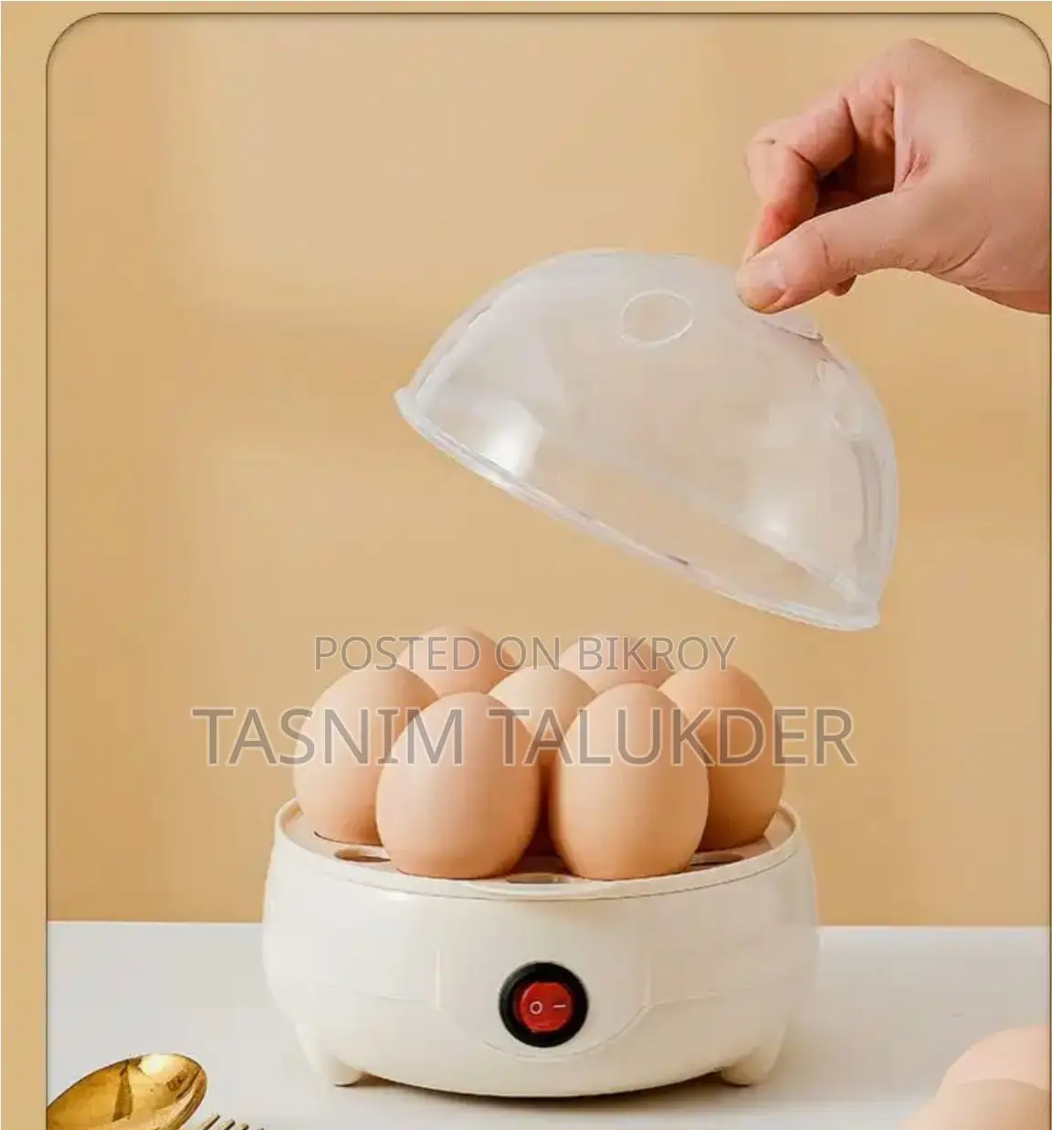 Portable Electric Egg Steamer (7 Eggs)