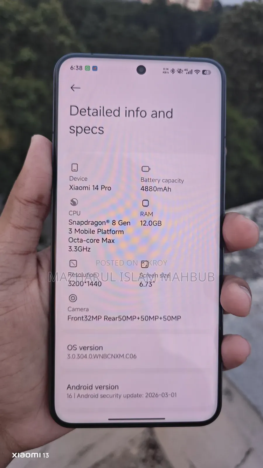 Xiaomi 14 Pro 256 GB Black