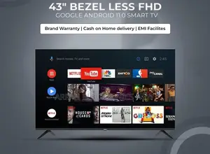 5 Years Guaranty [Sony 43" Smart Tv Wi-Fi Full Hd Android Television]