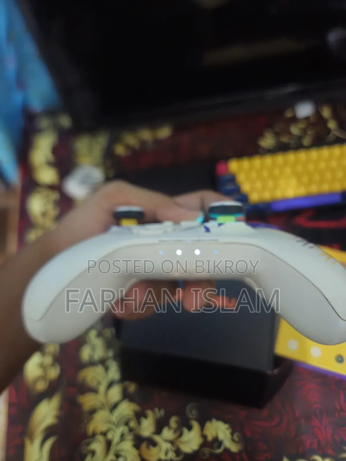 Dareu White Rgb Gaming Controller