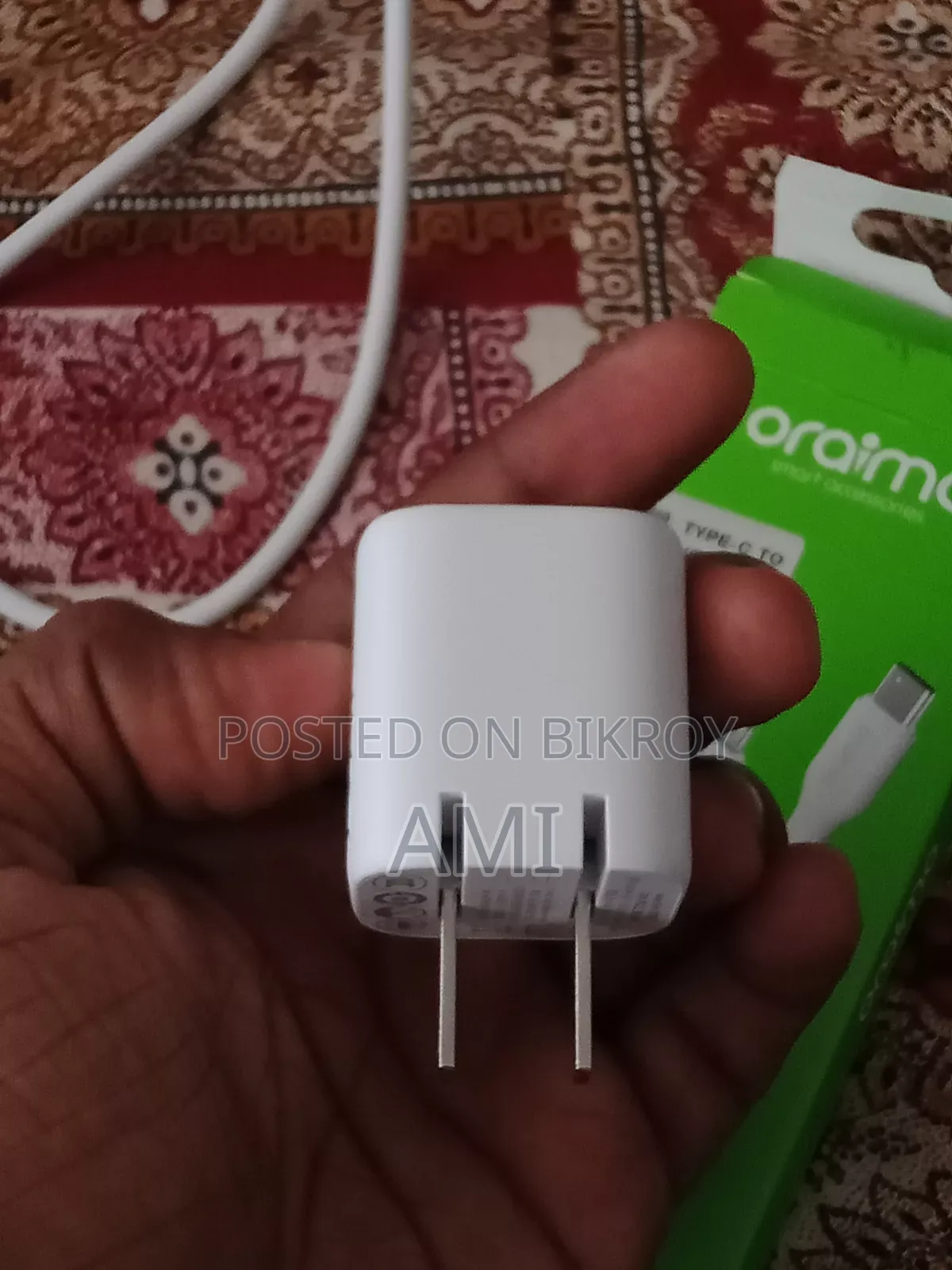 Anker Zolo 20w and Orimo Type C to Lightning Cable