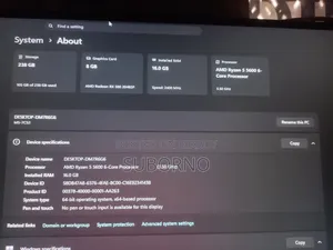 Desktop Computer MSI Model 16GB AMD Ryzen 5 SSD 256GB