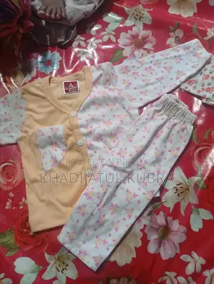 Baby Girl Full Sleeve Cotton Dress Set | New