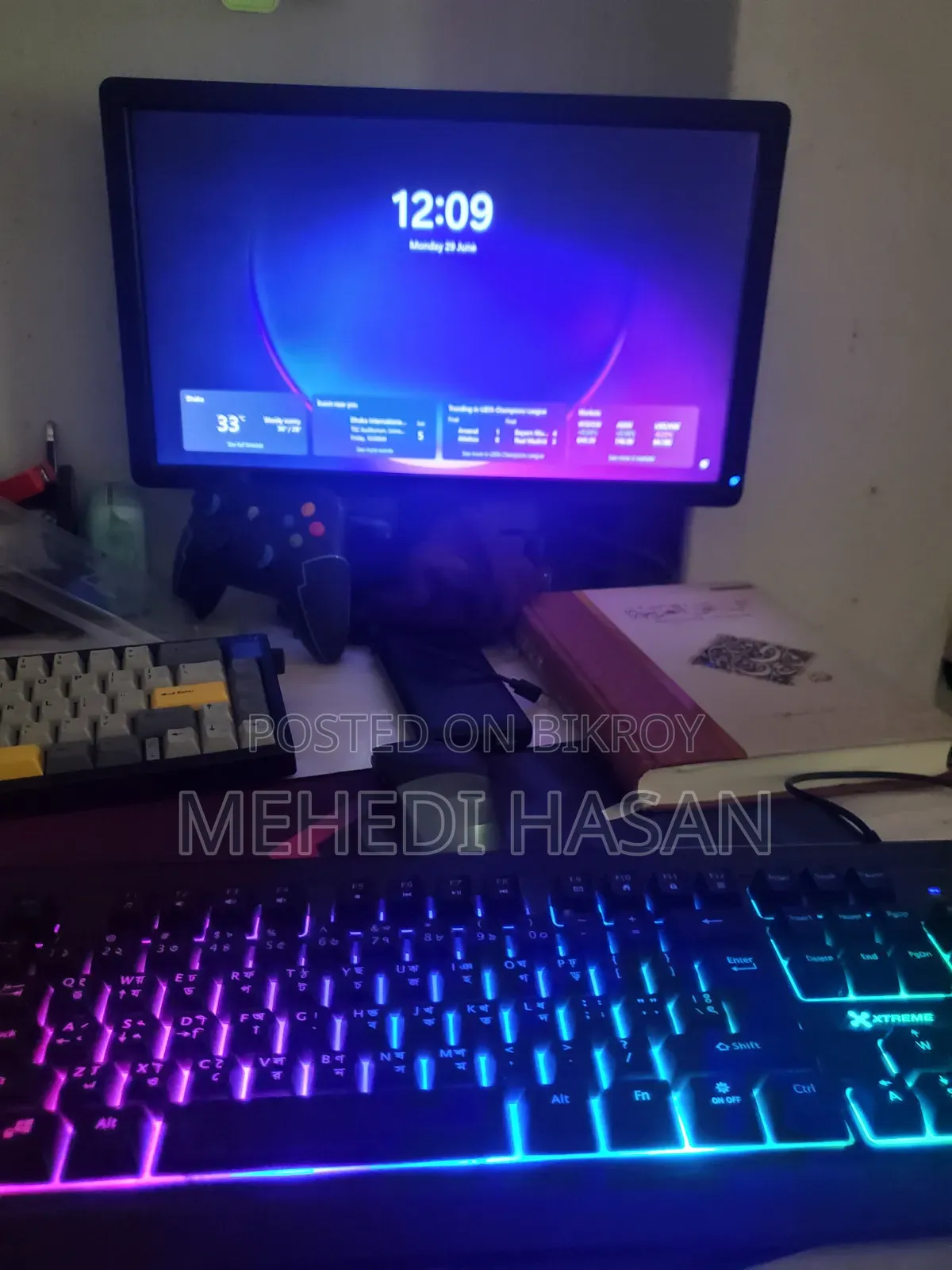 New Desktop Computer 8GB Intel Core I7 HDD+SSD 1.5T