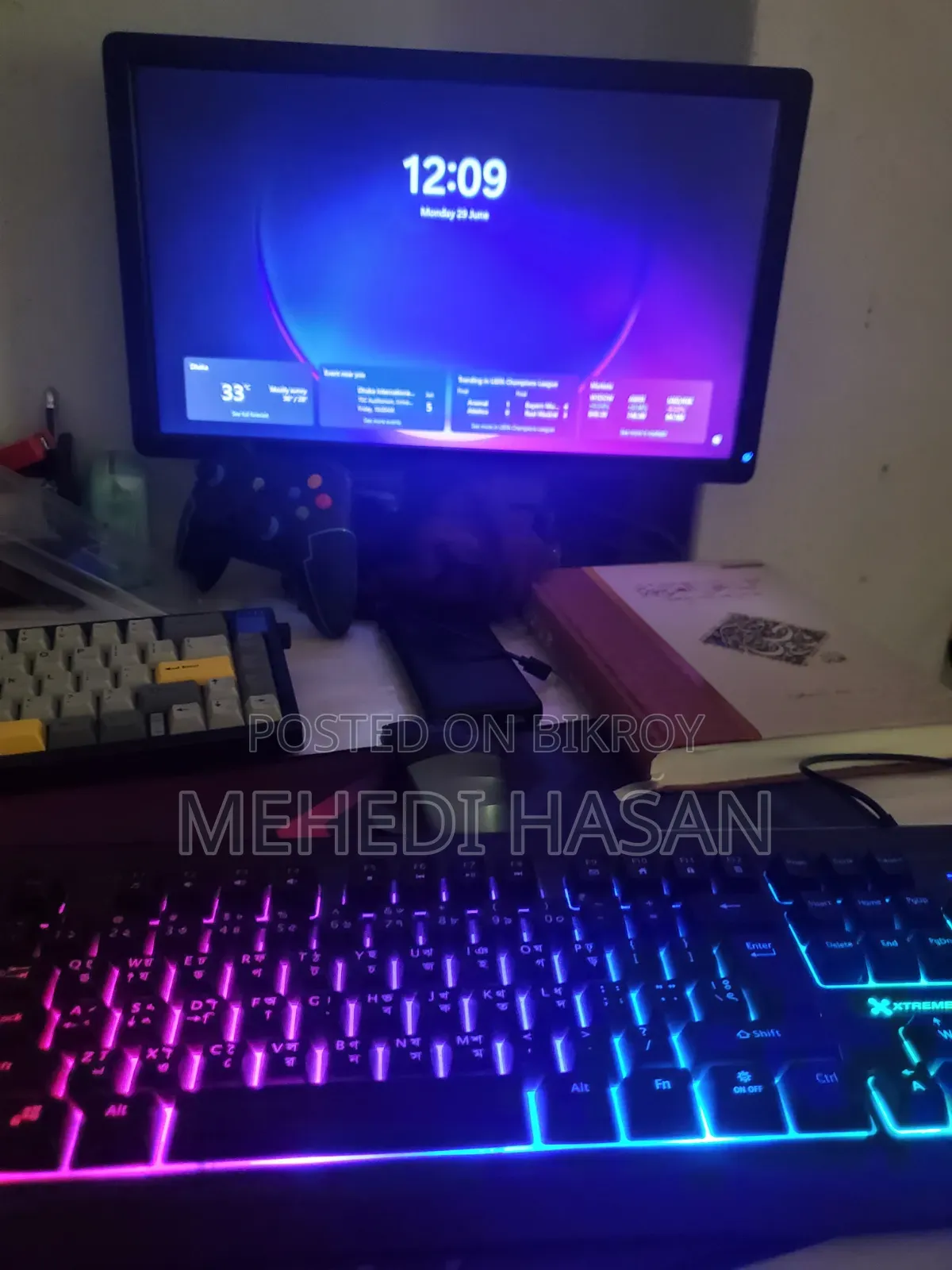 New Desktop Computer 8GB Intel Core I7 HDD+SSD 1.5T