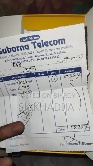 Realme C75 256 GB Black