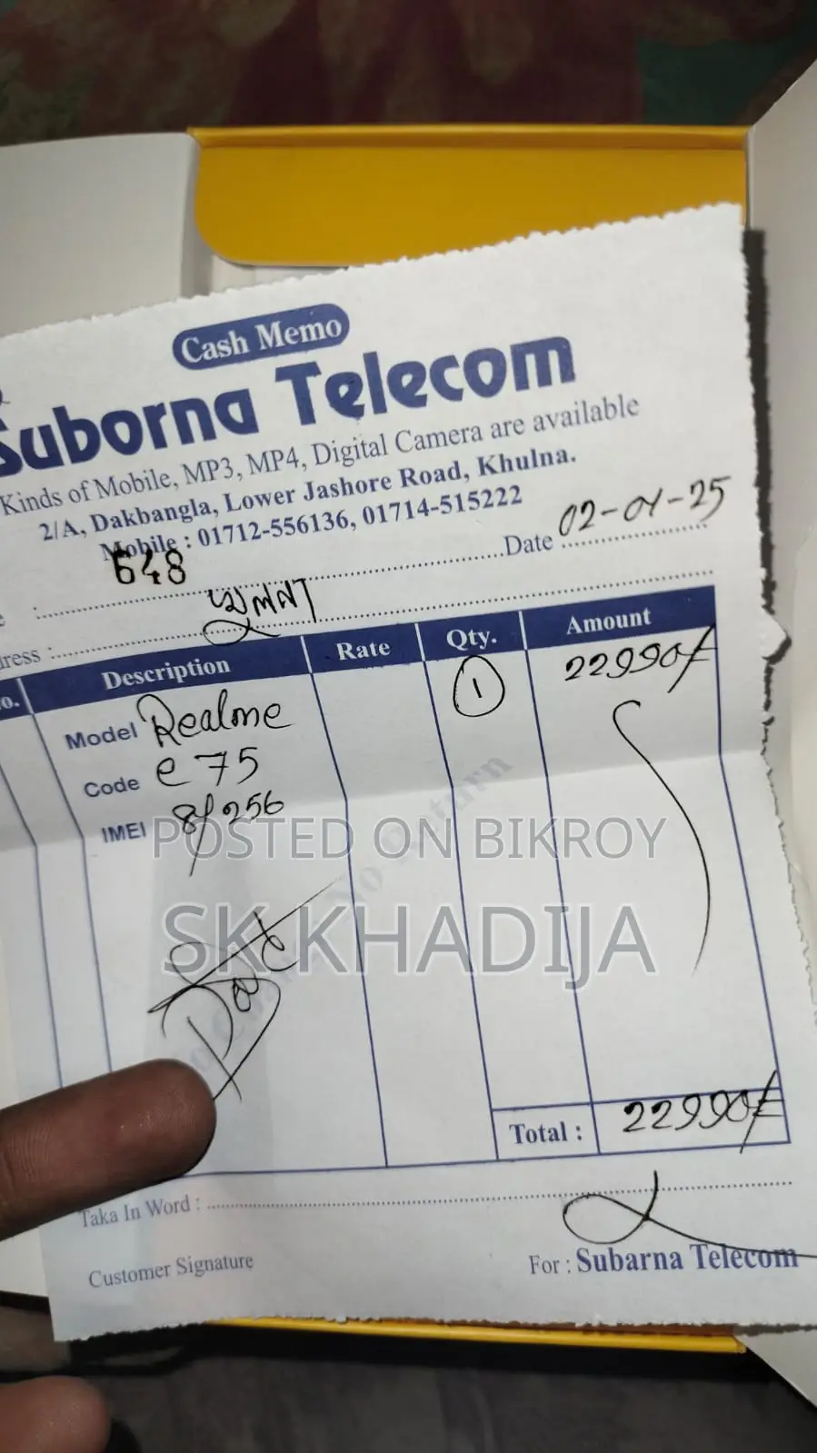 Realme C75 256 GB Black
