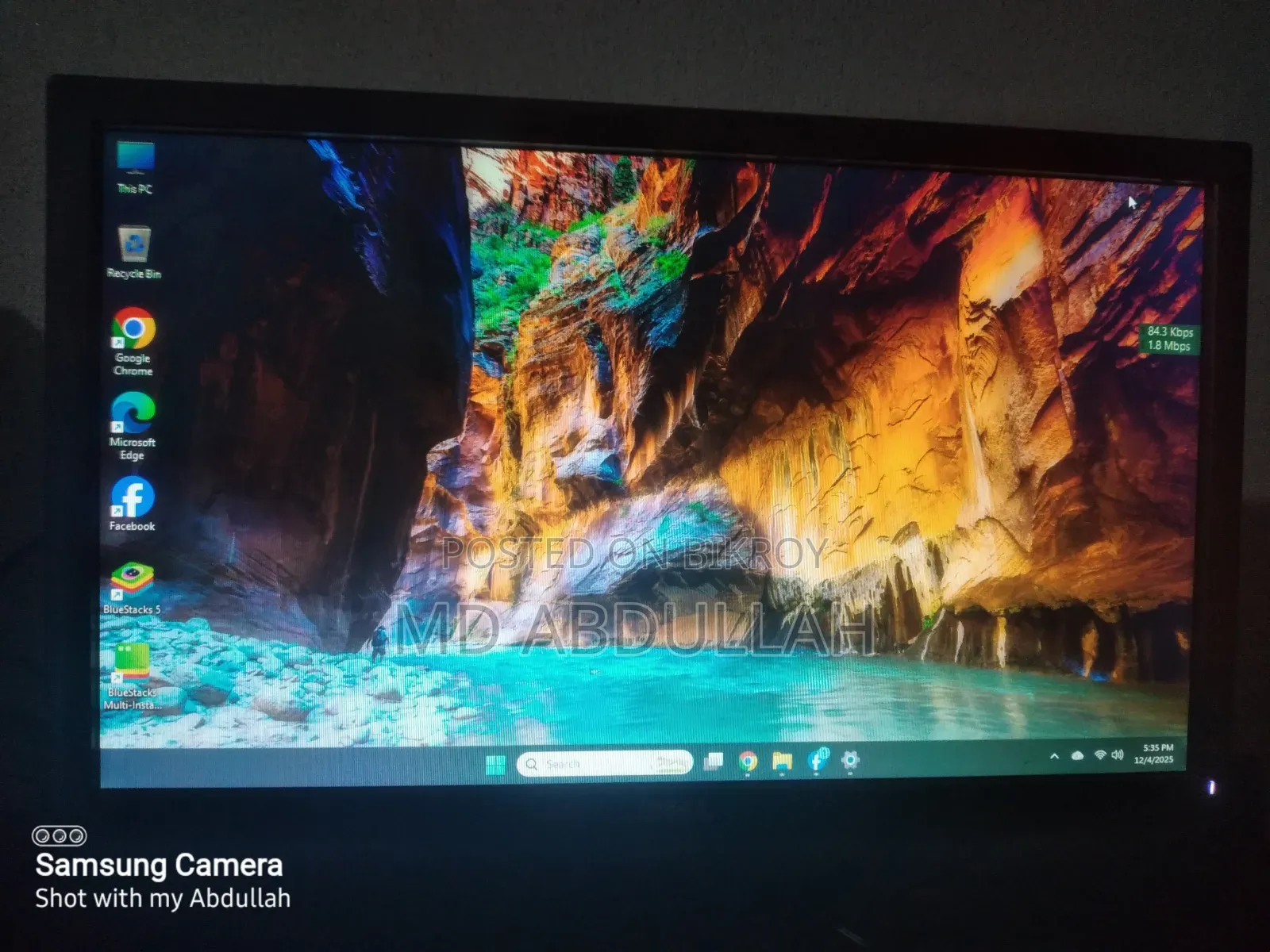 Desktop Computer Gigabyte 16GB Intel Core I5 SSD 128GB