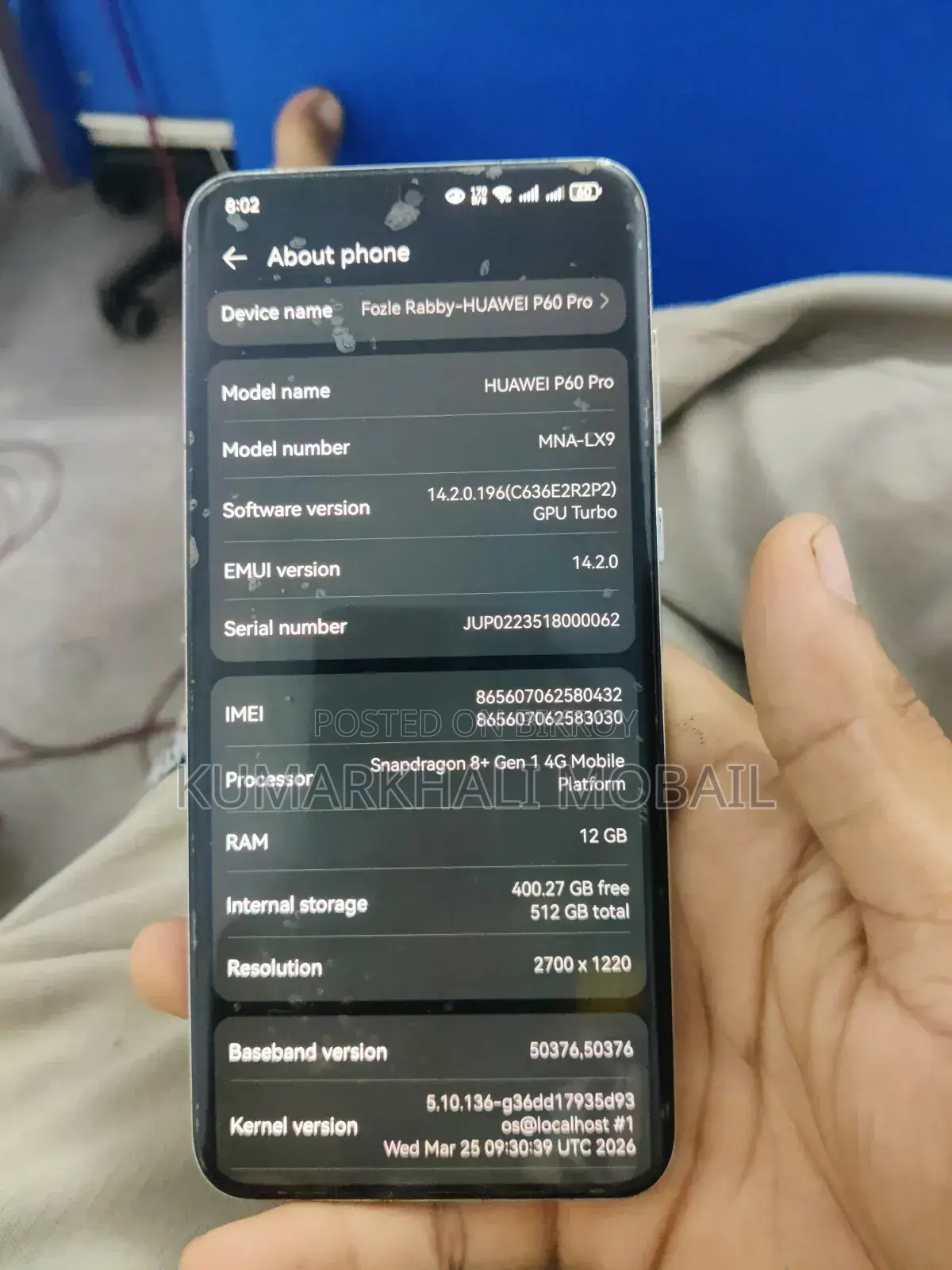 Huawei P60 Pro 512 GB White