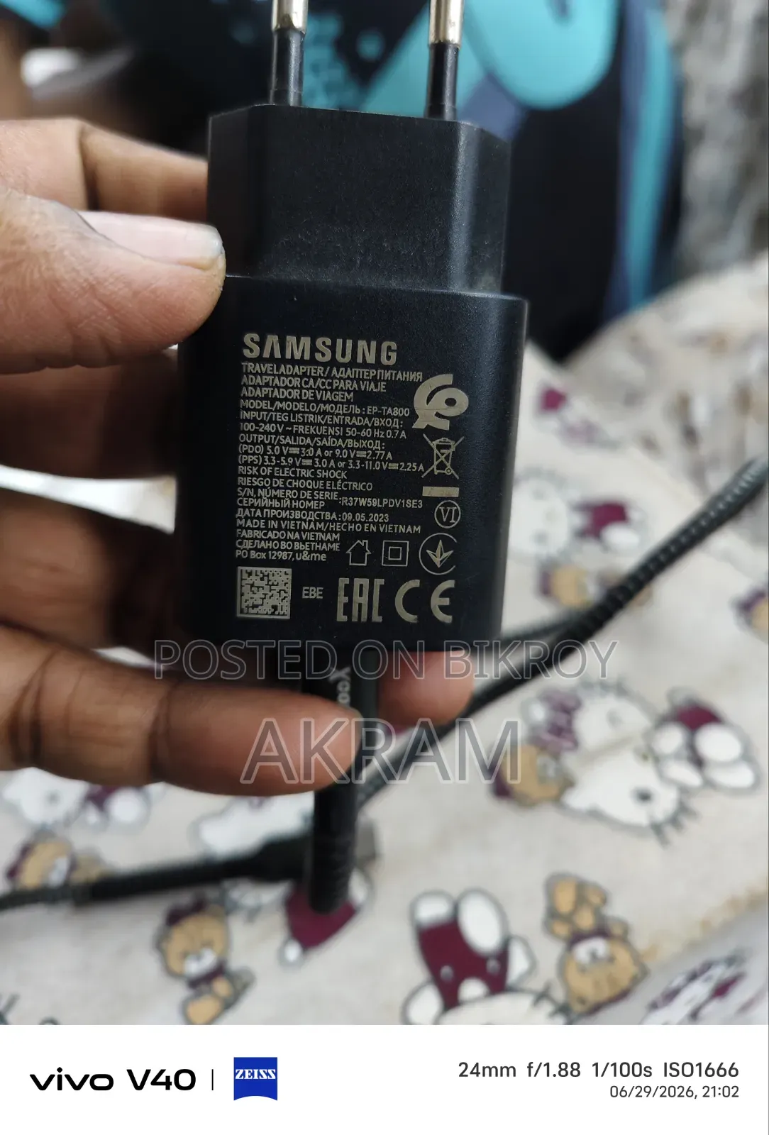 Samsung Charger 25 Watt