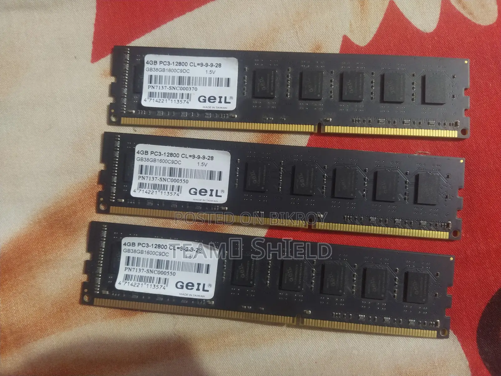 DDR3 RAM 4GB