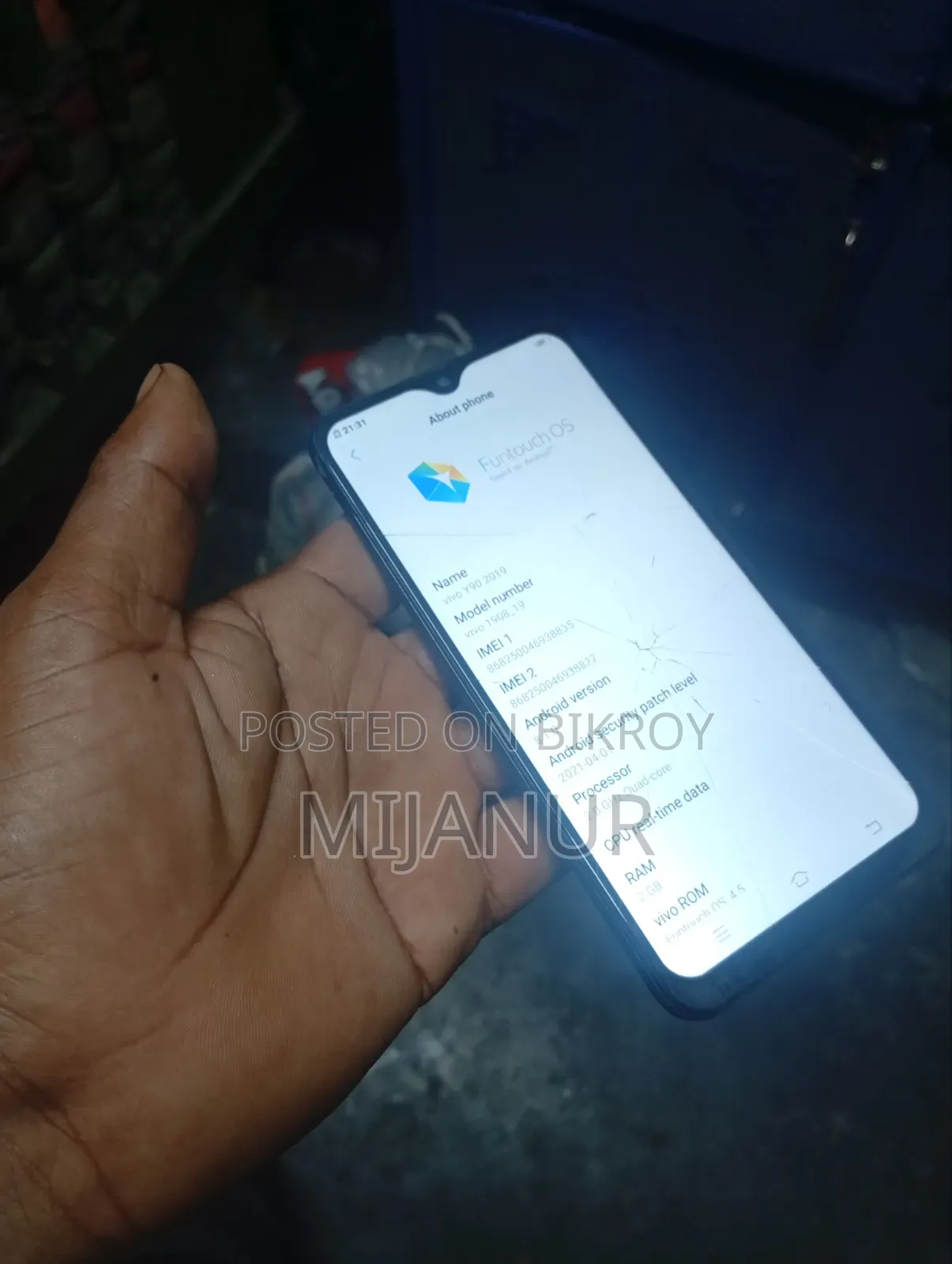 Vivo Y91c 32 GB Black