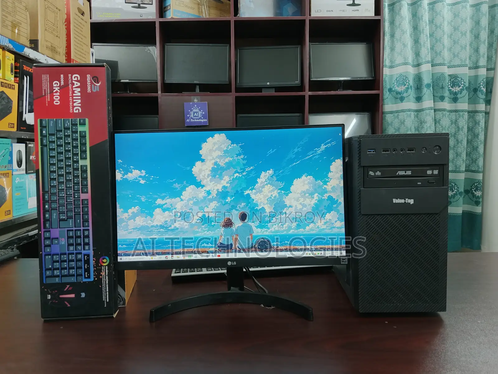 Desktop Computer Gigabyte 4GB Intel Core I3 SSD 128GB
