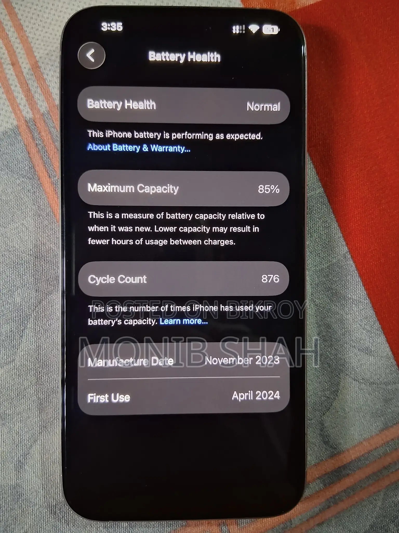 Apple iPhone 15 Pro Max 256 GB Gray