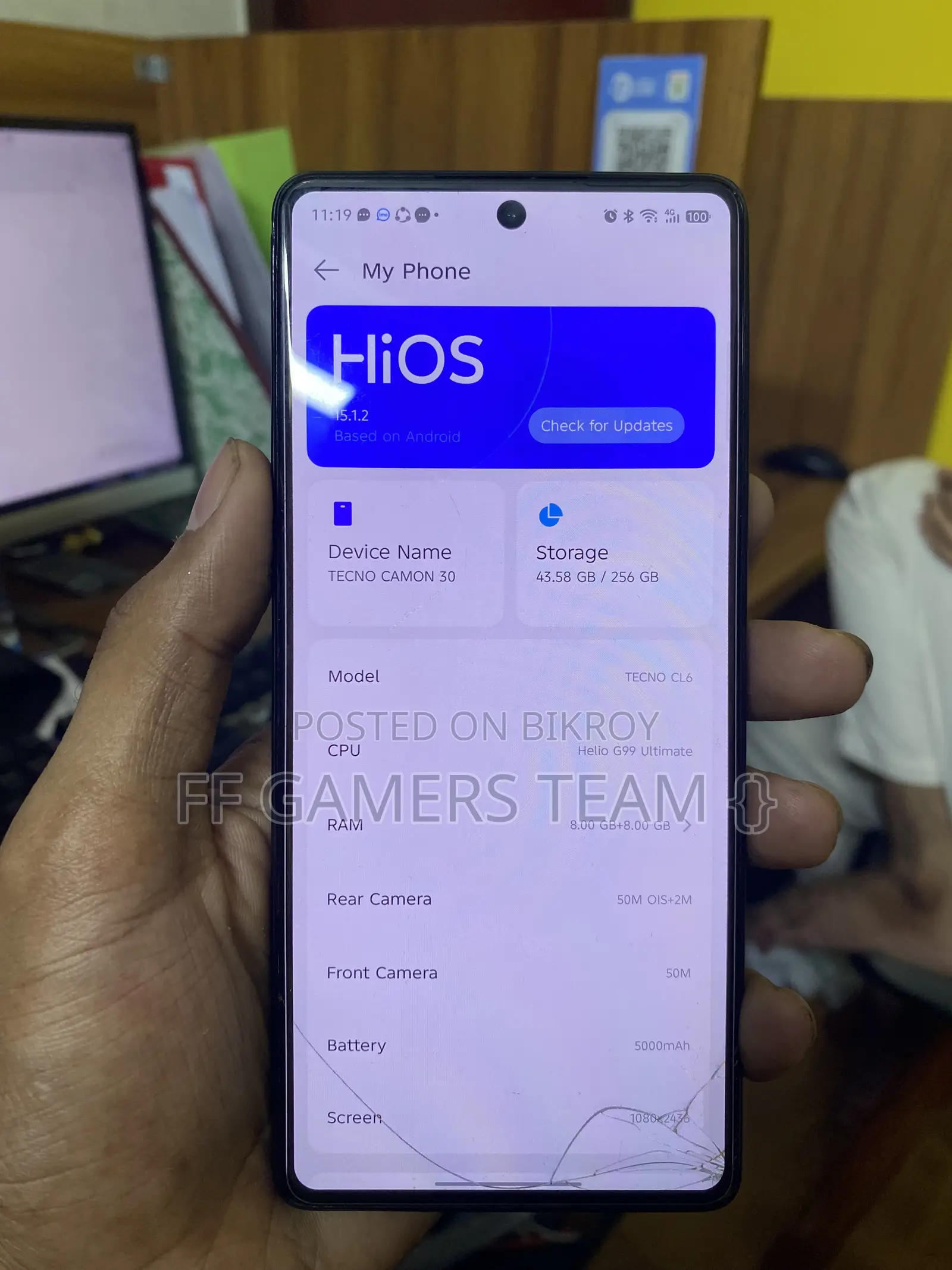 Tecno Camon 30 5G 256 GB Black