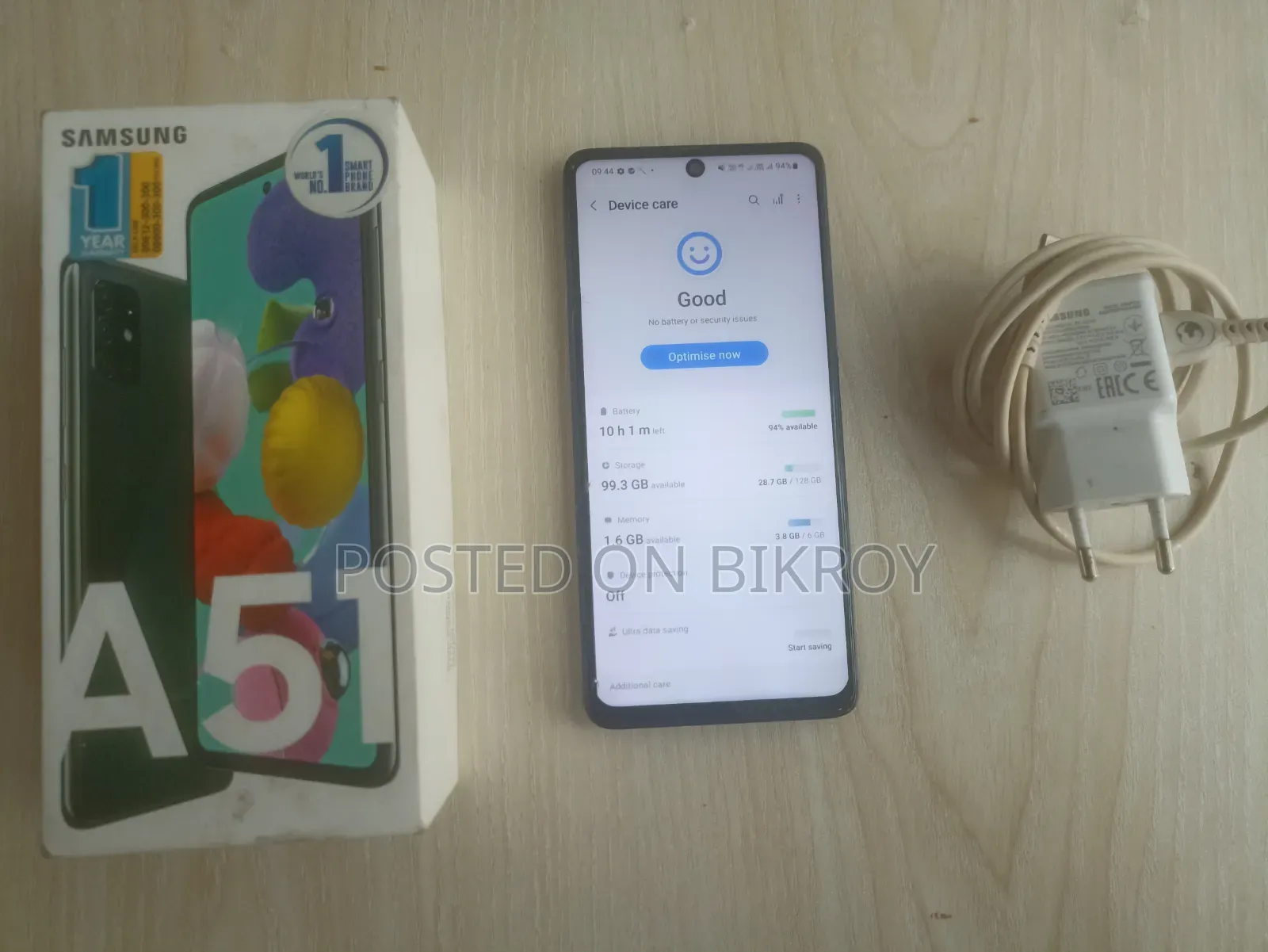 স্যামসাং গ্যালাক্সি এ৫১ ১২৮ জিবি কালো