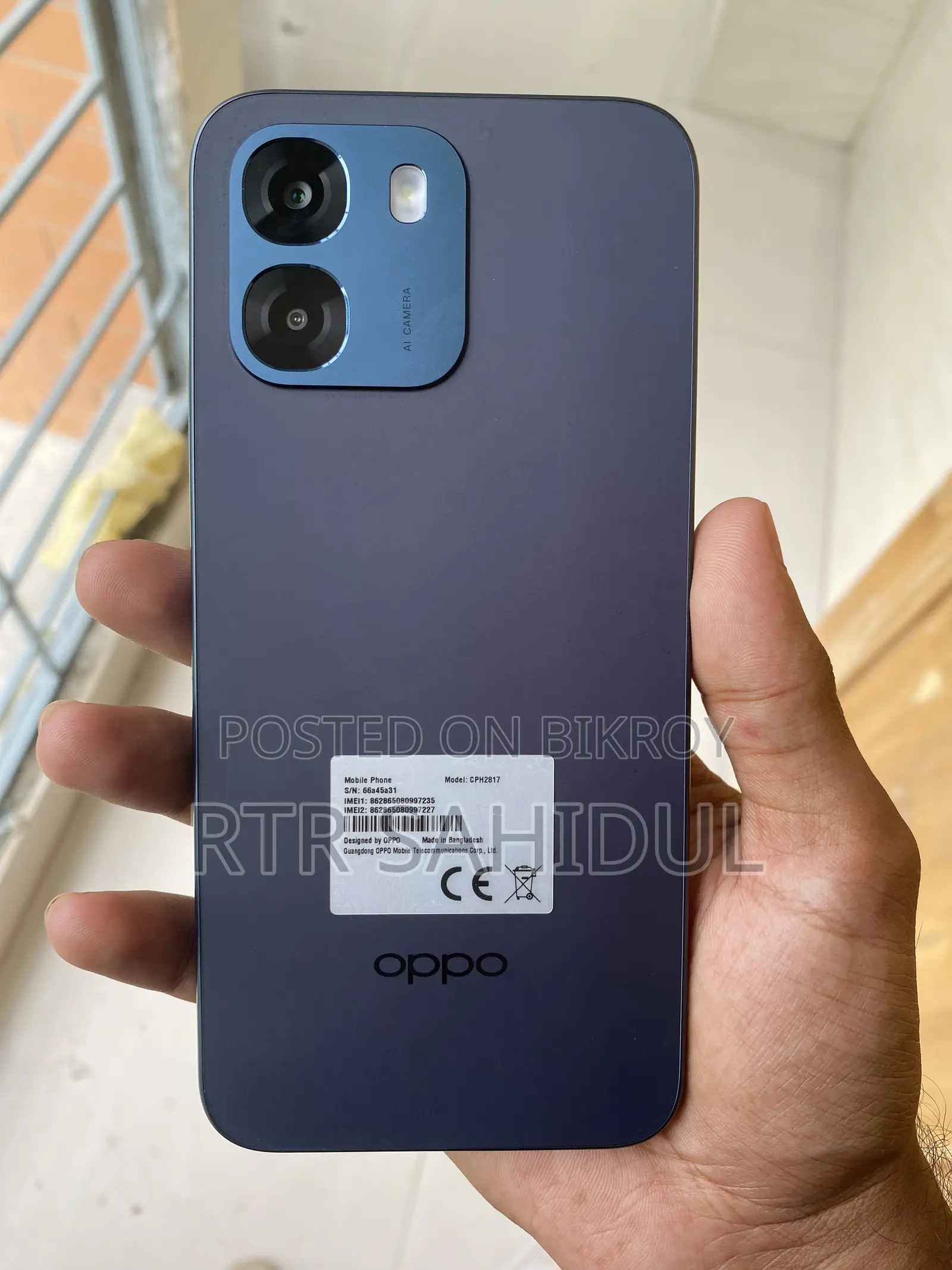 Oppo A6 128 GB Blue