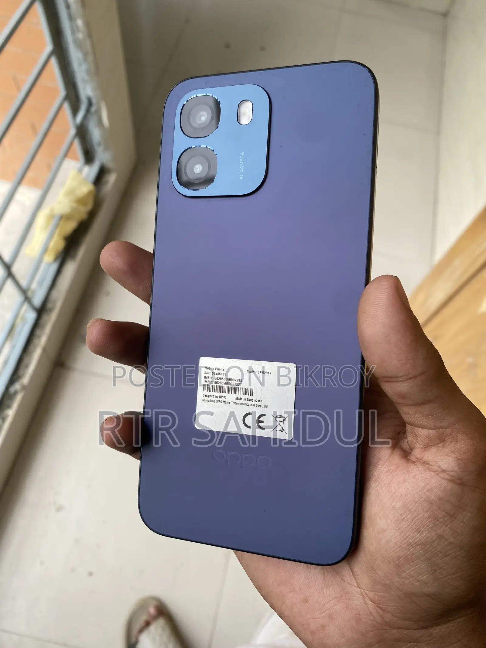 Oppo A6 128 GB Blue