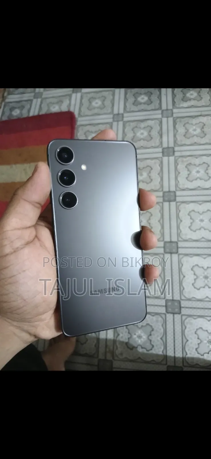 স্যামসাং গ্যালাক্সি এস২৪ ১২৮ জিবি ব্ল্যাক