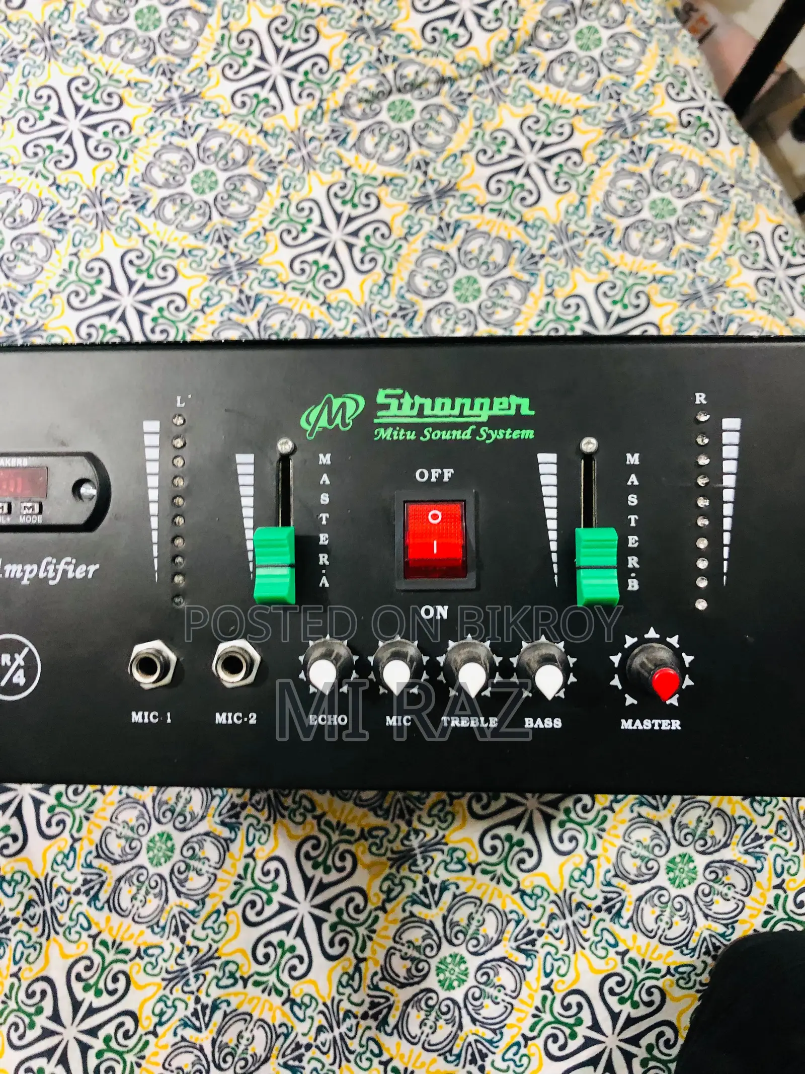 Custom 15" Speaker + Amplifier Combo (Sp-02)